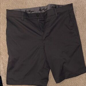 Hogan Black Golf Shorts with Logo Waistband